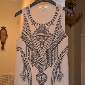 YA Sheer high low Top